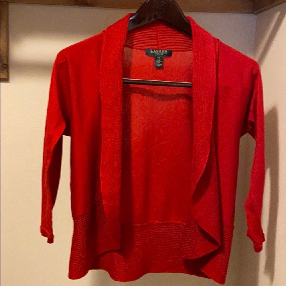 Lauren red sweater